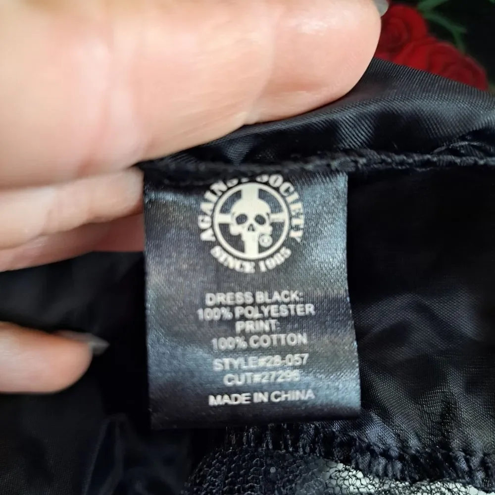 Hot Topic Black and Red Skull Dress - Picture 7 of 10